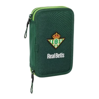 Afbeelding van Dubbele etui Real Betis Balompié Groen 12.5 x 19.5 4 cm 28 Onderdelen