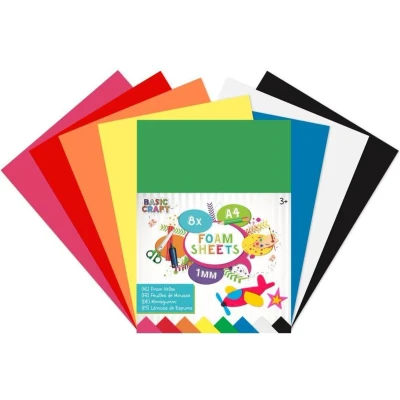 Afbeelding van Creative Craft Group Foam Vellen A4, 8
