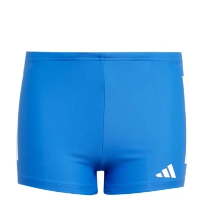 Image de adidas Garçon 3 STRIPES SWIM BOXERS KIDS, Bright Royal/White, 12 13 Years