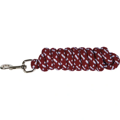 Afbeelding van Harry&#039;s Horse Halstertouw Mounty Zilver Muskaton Bordeaux 2m