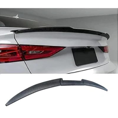 Afbeelding van aileron arrière de voiture pour Mondeo MK5 2013 2016, coffre toit, arrière, accessoires B/fibre carbone noir