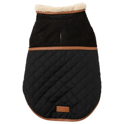 Afbeelding van Fuzzyard Ivanhoe Jacket Zwart Hondenkleding 31 cm