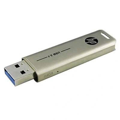 Image de Clé USB 3.1 HP X796W 64 Go en métal Or champagne