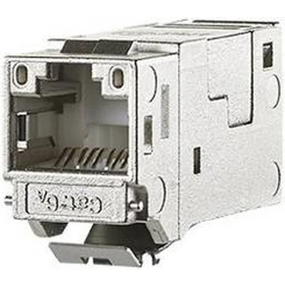 Afbeelding van Metz Connect 130910KI RJ45 inbouwmodule Keystone CAT 6A