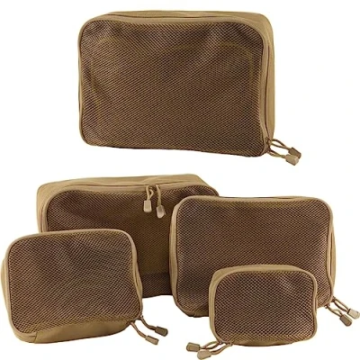 Afbeelding van Brandit Unisex US Cooper Packing Cubes SET Toilettas, Maat: One Size, Camel