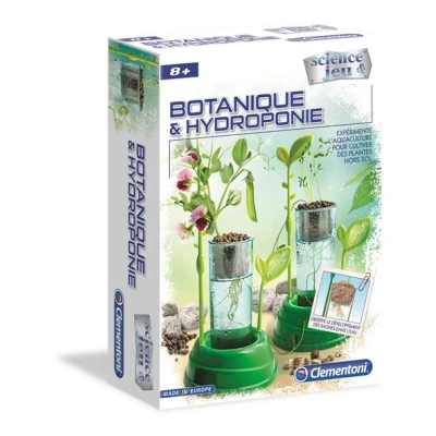 Afbeelding van Clementoni 52347 wetenschap &amp; spel laboratorium botanisch en hydrocultuur wetenschappelijk 8 jaar, laboratorium, wetenschappelijke experimenten voor kinderen, gemaakt in Italië, Franse