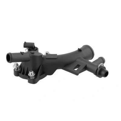 Afbeelding van TOPRAN 638 757 Thermostaathuis Met pakking thermostaat, schroeven OPEL: Corsa E Hatchback, D Astra J Saloon