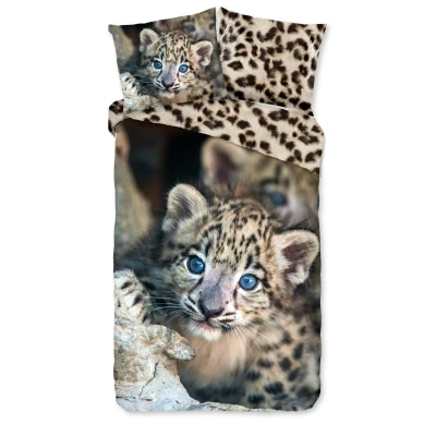 Afbeelding van Pure Kinderdekbedovertrek &quot;luipaard&quot; Multi (140x200/220 cm) Microfiber