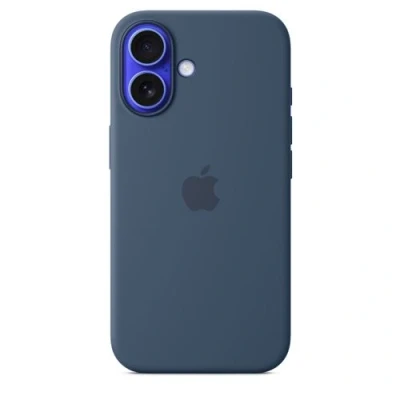Image de Apple Cover Iphone 16 Silicone Magsafe Denim (myy23zm/a)