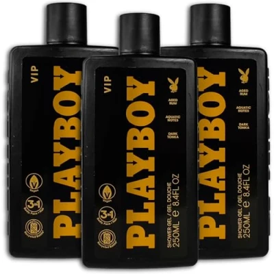 Afbeelding van Playboy Men VIP 3 in 1 douchegel, 250 ml, stuks