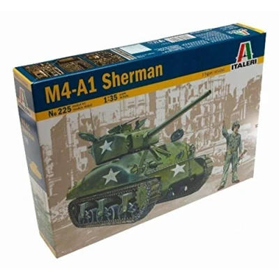Afbeelding van Italeri 225 M4A1 Sherman 1:35