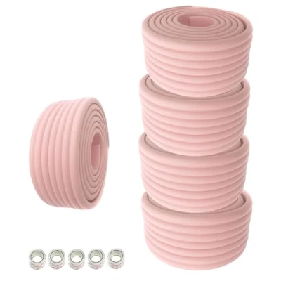 Afbeelding van HIMRY KXD7002 Universele schuimrol, 1000 cm x 80 mm, dik schuim, schokbestendig, veiligheid voor baby&#039;s, kinderbeveiliging, alle doeleinden, babyveiligheid. 5 2 m, roze,