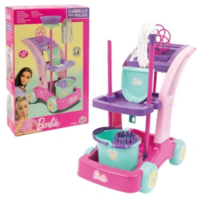 Afbeelding van Barbie, Super Trolley, 49,5 cm, Inclusief alle accessoires, Vanaf 3 jaar