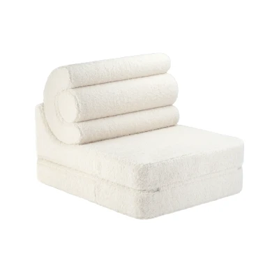 Afbeelding van Wigiwama Teddy Flipster 67x78x57cm Cream White