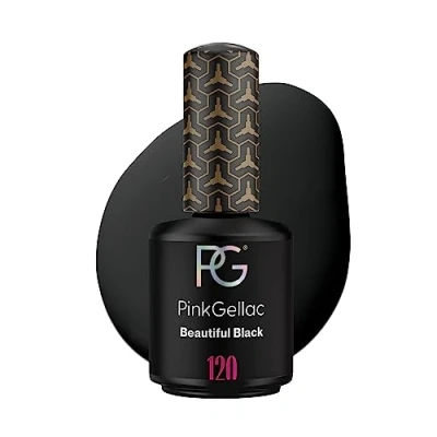 Afbeelding van Pink Gellac 120 Beautiful Black Gel Nagellak 15 Ml
