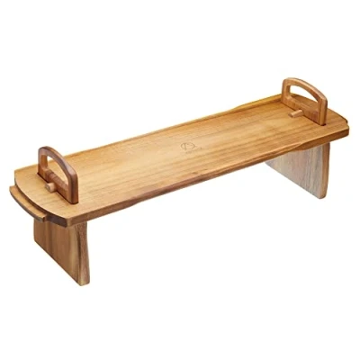 Afbeelding van Artesà Dienblad 52 X 15 17 Cm Hout Lichtbruin