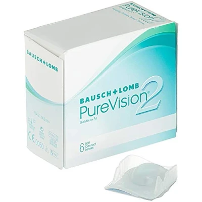 Afbeelding van 6,00 PureVision 2 HD 6 pack Maandlenzen Contactlenzen