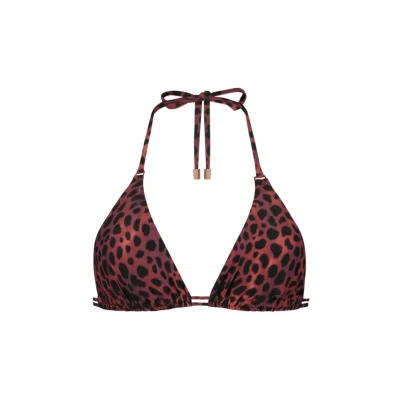 Afbeelding van Beachlife Double Strap Bikinitop, Dames, Maat: 70D, Bruin zwart