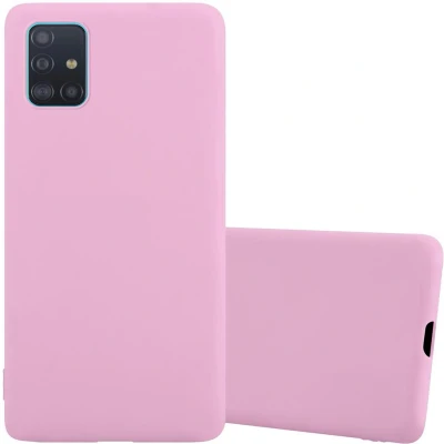 Afbeelding van Cadorabo Hoesje geschikt voor Samsung Galaxy A51 5G in CANDY ROZE Beschermhoes gemaakt van flexibel TPU silicone Case Cover