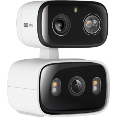 Afbeelding van Tapo C246D V1 Netwerkbewakingscamera multi sensor + pan / tilt binnen, openlucht stofbestendig/waterbestendig kleur (Dag en nacht) 2 x 3 MP 2304 1296 2K audio draadloos Wi Fi H.264 5 V gelijkstroom