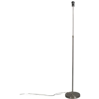 Afbeelding van QAZQA Vloerlamp staal verstelbaar Parte