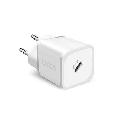 Image de Chargeur secteur SBS GaN PD 20 W USB C Blanc