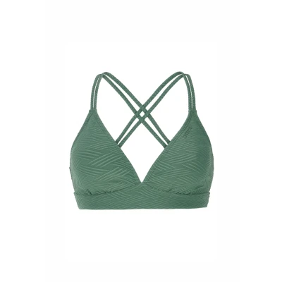 Afbeelding van Protest Mixsupera 25 Triangel bikini top Dames Kruisbanden Uitneembare vulling Mix &amp; Match Veggie Green