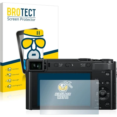 Afbeelding van BROTECT Screenprotector voor Panasonic Lumix DC TZ202 / TZ202D Folie Beschermfolie Beschermglas matte