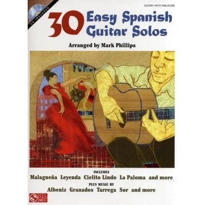 Image de 30 EASY SPANISH GUITAR SOLOS +CD