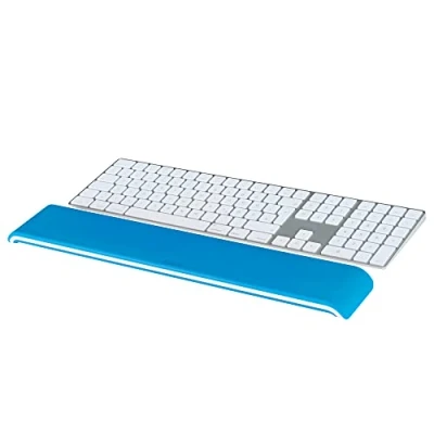 Afbeelding van Leitz WOW Ergo Ergonomische Verstelbare Polssteun voor Toetsenbord Blauw