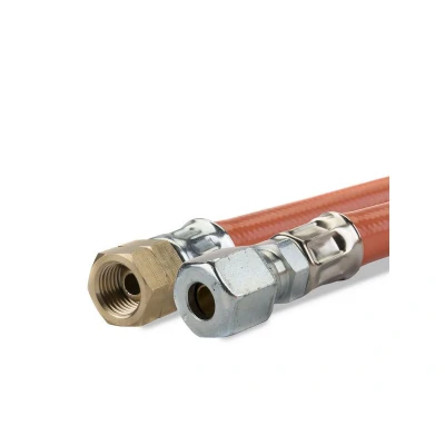 Afbeelding van Gimeg Gasslang Pvc 1/4 Inch Links X 6/8 Mm 1 M