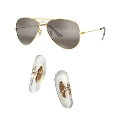 Afbeelding van HiCycle2 Ray Ban Vervangende neuspads reparatieset voor Aviator RB3025 RB3539 RB3026 RB3447 RB4263 RB3548 RB3716 RB3816 RB3548N zonnebril, Goud
