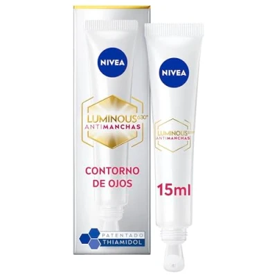 Afbeelding van NIVEA Cellular Luminous 630 oogcontour tegen donkere kringen (1 x 15 ml) anti aging crème met hyaluronzuur rimpelcrème voor het leeglopen van vermoeid gezicht