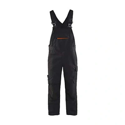 Afbeelding van Blaklader Bretelbroek met stretch 2695 1330 Zwart/Rood C148
