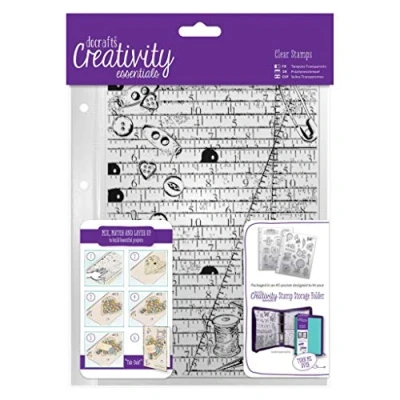 Afbeelding van A5 Clear Background Stamp (1pc) Haberdashery