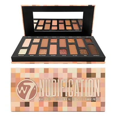Afbeelding van W7 Pressed Pigment Oogschaduw Palette Nudification