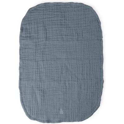 Afbeelding van Sebra Aankleedkussen Doeken Muslin Set van 2 Forest Lake Blue