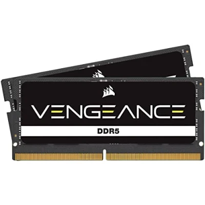Image de CORSAIR Vengeance DDR5 kit 64 Go: 2 x 32 Go SO DIMM 262 broches 4800 MHz / PC5 38400 CL40 1.1 V mémoire sans tampon non ECC