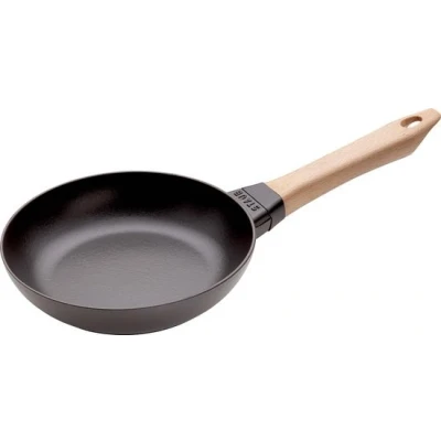 Afbeelding van Staub Bakpan Houten Greep 26 Cm Zwart