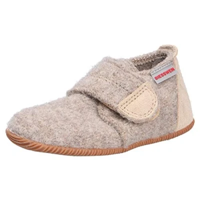 Afbeelding van Giesswein Oberstaufen Pantoffels voor kinderen, Maat: 18, Natur Leer en textiel