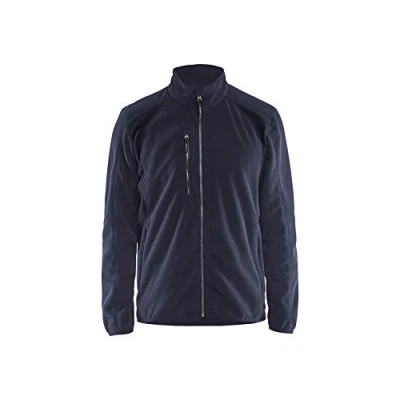 Afbeelding van Fleecejack 4730 donker marineblauw/zwart