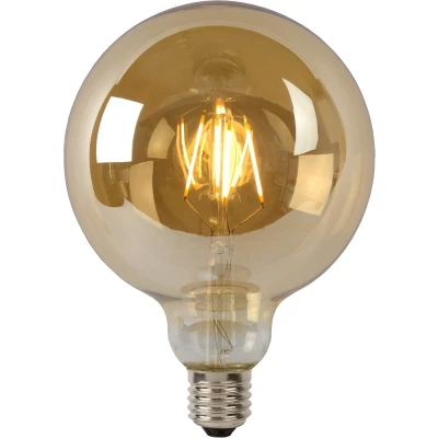 Afbeelding van Lucide G125 Filament lamp Ø 12,5 cm LED Dimb. E27 1x8W 2700K Amber