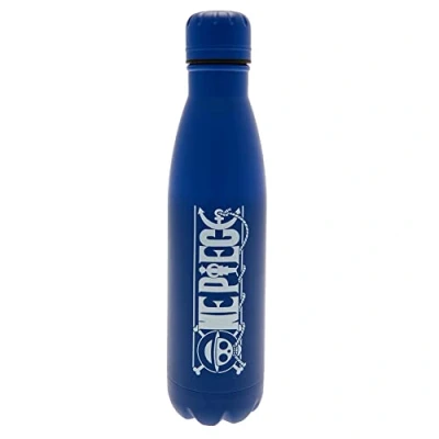 Afbeelding van One Piece Straw Hat Pirates Emblem Metal Drink Bottle