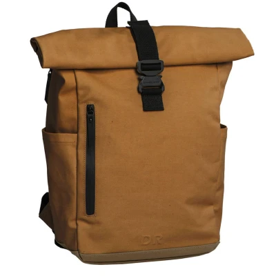 Afbeelding van Daniel Ray Wangaratta Coated Canvas Rolltop Laptoprugzak XL Khaki