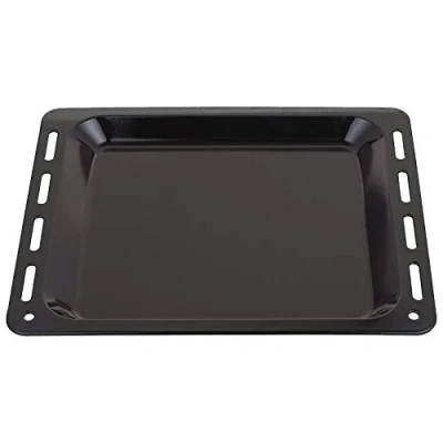 Afbeelding van SPARES2GO Universele bakplaat geëmailleerd (455 mm x 360 25 mm)