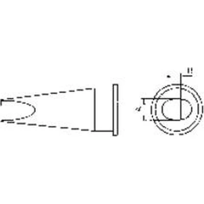 Afbeelding van Weller LHT D soldeerpunt Platte vorm Grootte 4.7 mm Inhoud: 1 stuk(s)