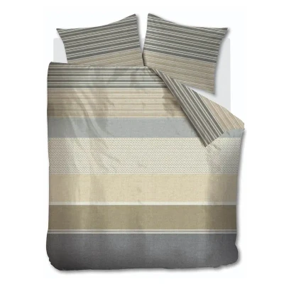 Afbeelding van dekbedovertrek Motif naturel 200x200/220 cm Beige Katoen Ariadne at Home