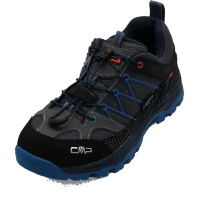 Afbeelding van CMP Kids Rigel Lage trekkingschoenen WP Wandelschoenen, uniseks, kinderen, grijs/blauw (Graffite Oltremare)