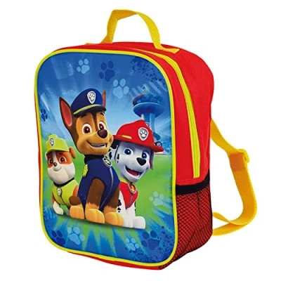Afbeelding van Fun House 005623 Paw Patrol Rublle, Chase en Marcus geïsoleerde wandelrugzak voor kinderen, Rood, Kind