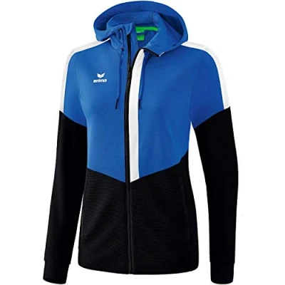 Afbeelding van Erima Squad trainingsjack met capuchon dames new royal/zwart/wit